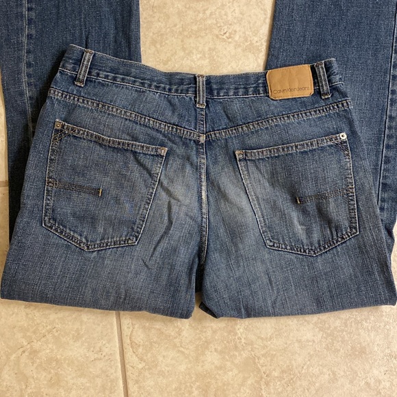 MEN’S CALVIN KLEIN JEANS- Zip up front, 5 pocket: Size 34X33 - Picture 7 of 9